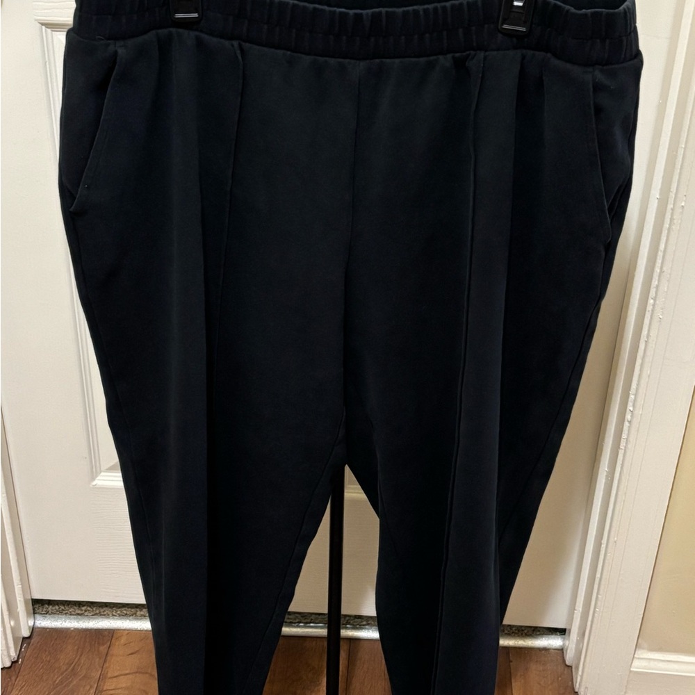 A New Day Black High-Rise Tapered Ankle Pull-On Pants  Size 2xl